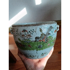 老瓷器清朝官窑底款大清同治年制三蝠捧寿盘_旧瓷器_九鼎古玩店【7788陶瓷】