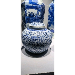 古玩旧藏】元青花一束莲纹四方双耳连座香炉-青花瓷-7788旧书网