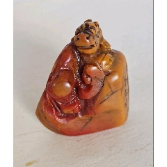 高8长6宽4厘米，老寿山石雕观音，请看图，小瑕疵，包邮_寿山石_木雕