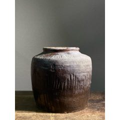 清代大号老水缸，古代大户人家的东西。品相完美，古朴典雅。_灰陶_诚信