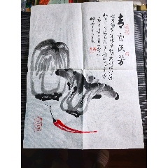 朱耷字画八大山人字画_花鸟国画原作_臻品斋古玩【7788旧书网】