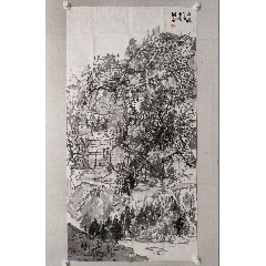 乐震文，书法作品_山水国画原作_笃诚书画【7788旧书网】