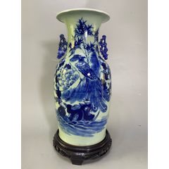 青花粥罐_青花瓷_民俗古玩杂项一手店【7788旧书网】