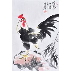 陈石舟，八十年代花卉工笔画《花光蝶影图》国画书法古玩字画装饰挂画