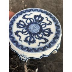 清青花缠枝莲香炉一个全品_青花瓷_姑苏城外桃花红【7788旧书网】