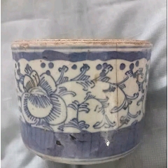 古玩旧藏清代康熙时期青花梅竹双君小天球瓶_青花瓷_顺应时代【7788旧书网】