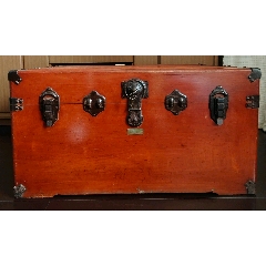 L372」長期保管品 唐木製 漆箱 古箱 年代品 L372」長期保管品 唐木製