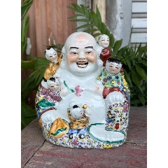 福建会馆游长子造粉彩人物瓷塑摆件_雕塑瓷/瓷雕_顺应时代【7788旧书网】