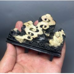 丁亥年二月篆刻家【石如】刻石，精品田黄石雕刻汉代古印_寿山石_古玩与
