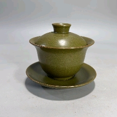 清時代 康熙年製 豆紅釉苹果尊・時代物・古陶磁・古賞物・旧家買出品 清代胭脂红苹果尊_红釉瓷_什古斋【7788红宝书】