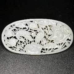 旧藏高古玉和田玉玉虎镇纸。_和田玉_听雨轩古玉【7788旧书网】