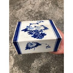 清代中期特大号缠枝莲青花粥罐_青花瓷_侯马老古董【7788旧书网】