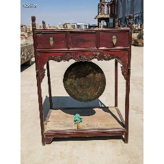 古董木艺明清黄花梨老家具清代海南黄花梨书柜_木架/博古架_年年红古玩
