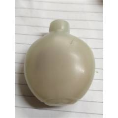 青花釉里红人物鼻烟壶，底款“康熙年制”_旧鼻烟壶_程饶金【7788旧书网】