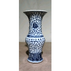 清代青花双喜杯全品_青花瓷_去山区收垃圾【7788旧书网】