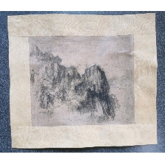 八十年代左右钢笔山水素描速写画稿原稿等9张合售_素描/速写_东林书屋