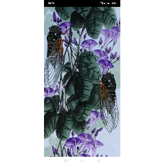 文瑛工笔旧裱绢本花鸟立轴_花鸟国画原作_苏恒堂【7788收藏】