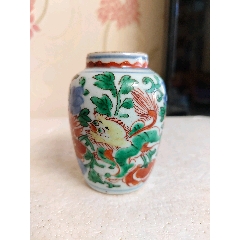 醴陵群力釉下五彩梅花瓷瓶_旧瓷器_聚来闲【7788旧书网】