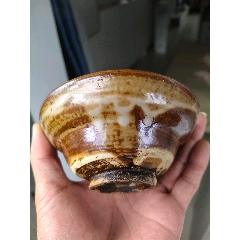 旧藏北宋钧窑葡萄紫釉四方冲天耳炉尺寸：高10.5cm宽13.5cm_花釉/窑变瓷