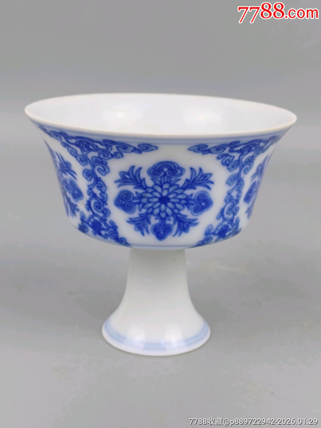 成化瓷器青花高足杯，_價(jià)格169元_第2張_7788商城__七七八八商品交易平臺(tái)(7788.com)