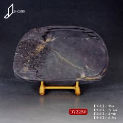 端砚雕刻山水宋坑石皮原石砚台-端砚-7788旧书网