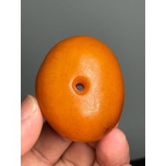 清代老蜜蜡十八子手持卡16mm重66g-蜜蜡-7788红宝书
