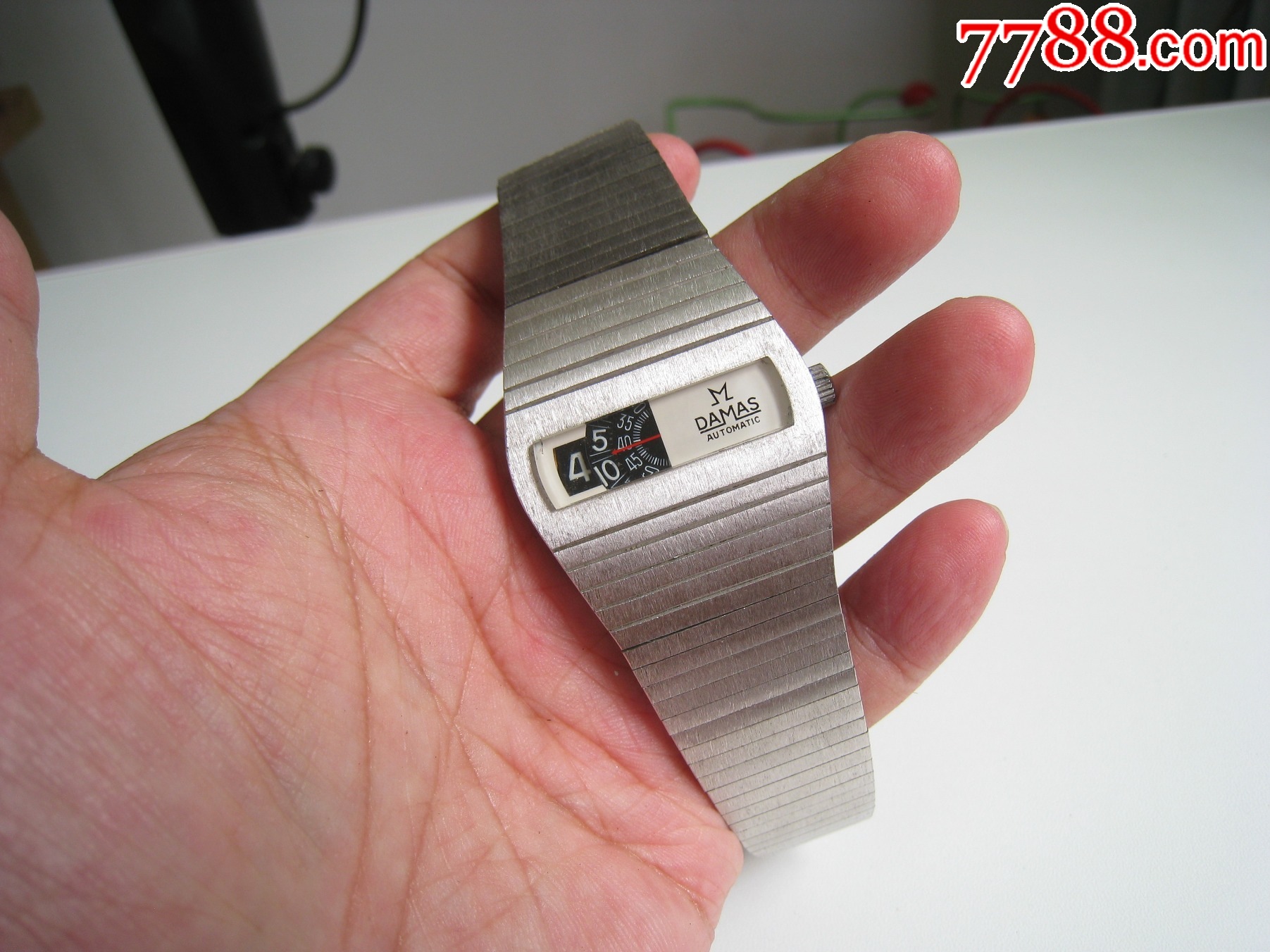 大馬士2062機(jī)械跳時(shí)瑞士表【自動(dòng)機(jī)械】男好品【表帶小瑕疵】_價(jià)格760元_第2張_