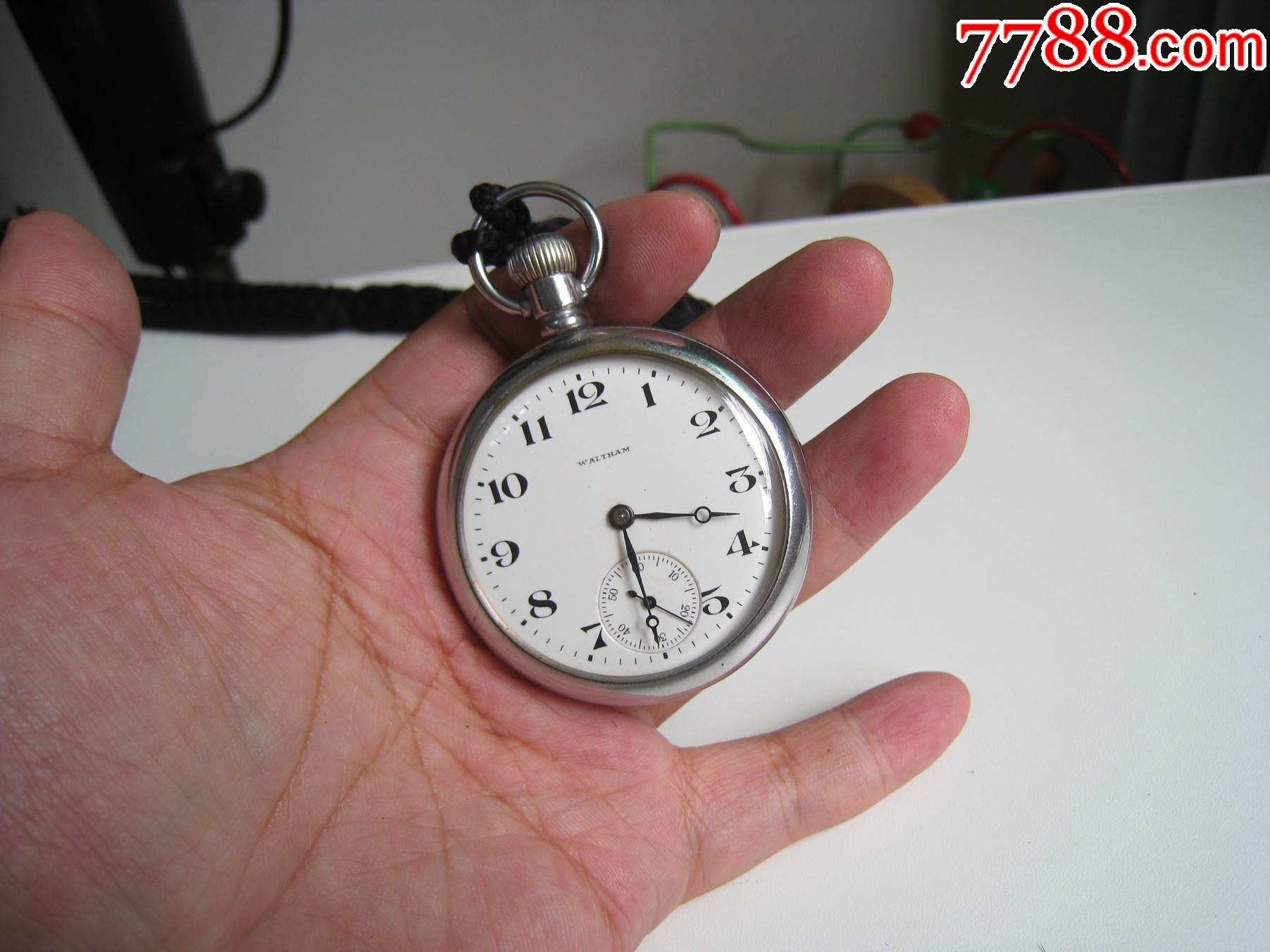 華生瓷面瑞士懷表【手動機(jī)械】男好品超大號_價(jià)格310元_第5張_