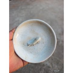 清代霁蓝釉大笔洗，_笔洗_美玉玉轩【7788旧书网】