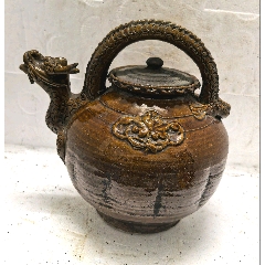 中国　民国期　粉彩花鳥紋茶入　小壺　天津豫盛號出品　送料込み0926 民国粉彩花鸟小壶-茶壶-7788旧书网