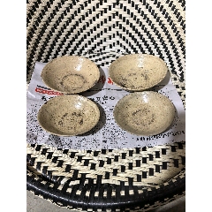 景德镇建国瓷厂黄釉堆白梅花天球瓶_黄釉瓷_怀旧时光古玩店【7788旧书网】