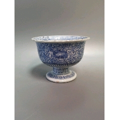 清代青花香炉_青花瓷_拾珍轩【7788旧书网】