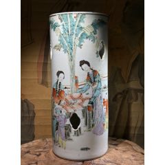 清光绪堆塑粉彩钟馗嫁妹鼻烟壶_旧瓷器_安汉堂【7788旧书网】