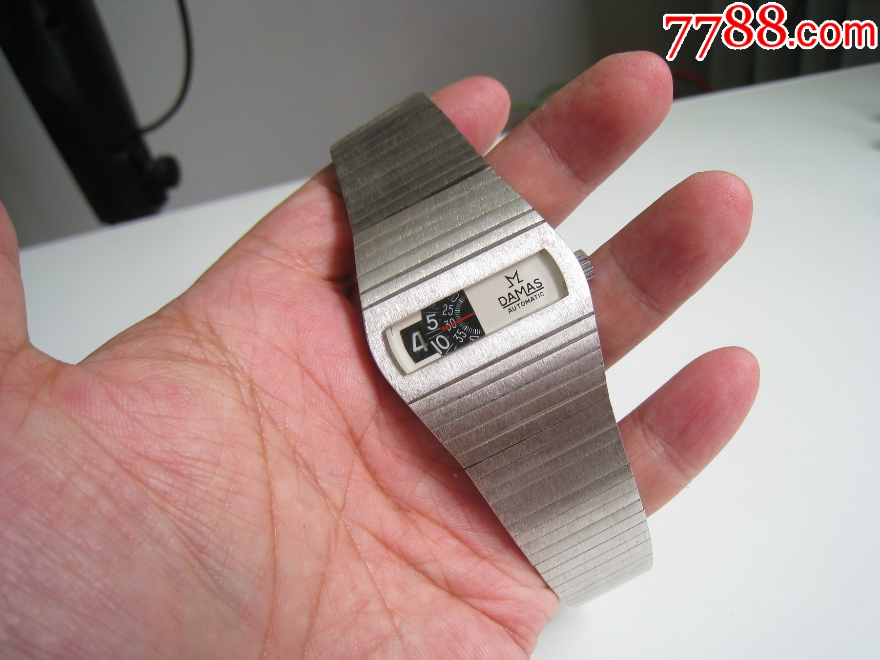 大馬士2062機(jī)械跳時(shí)瑞士表【自動(dòng)機(jī)械】男好品【表帶小瑕疵】_價(jià)格760元_第1張_
