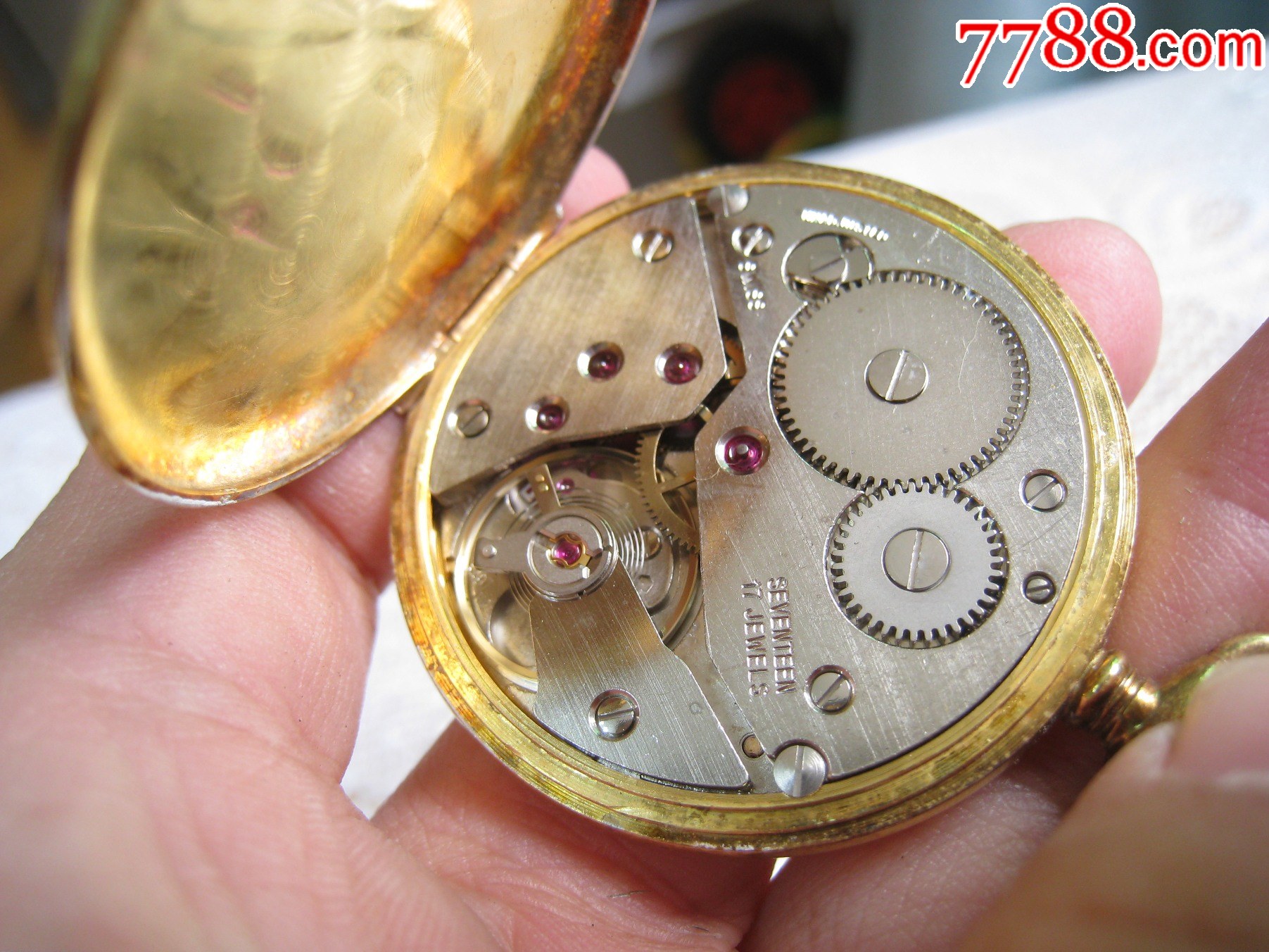 瓦特6497包金瑞士懷表【手動機械】男好品_價格360元_第13張_