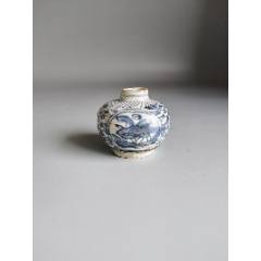 清代青花开窗香炉_青花瓷_珠江藏苑【7788旧书网】