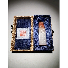 清末民国名家老寿山石印章刻工精美-寿山石印-7788红宝书