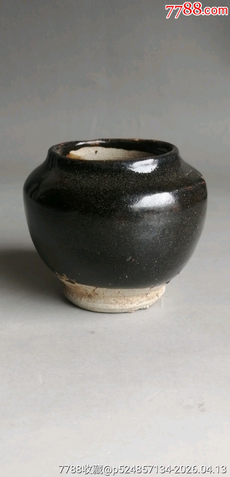 宋代黑釉小罐-黑瓷/天目瓷-7788商城