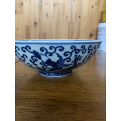 清康熙青花斗笠碗_青花瓷_复真文玩商店【7788旧书网】