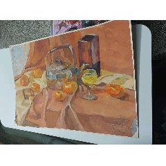 知名油画家李黎就读川美附中时的水彩静物画-水粉/水彩原画-7788紫砂壶