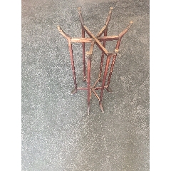 老黄花梨家具古董老木器清代海黄插屏风多宝阁博古架明清老家具_木架