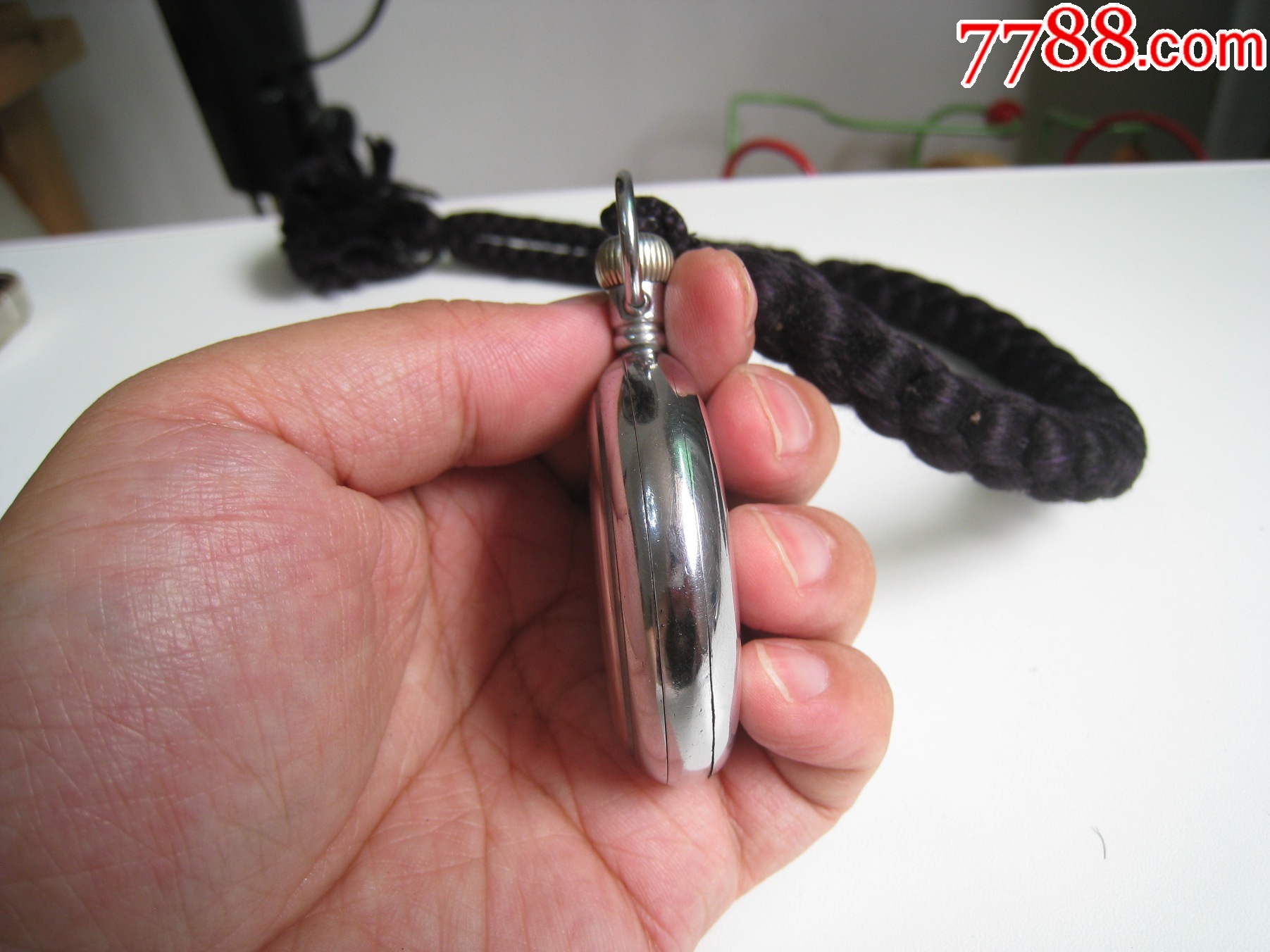 華生瓷面瑞士懷表【手動機(jī)械】男好品超大號_價(jià)格310元_第6張_