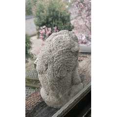 明代房頂鎮(zhèn)宅石獅子