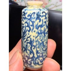 清代喜鹊登梅盘_青花瓷_古兴阁【7788宣传画收藏】