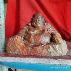 清代老寿山石白田黄印章【张照】款，尺寸2.5-2.2厘米重41.8克，包老保