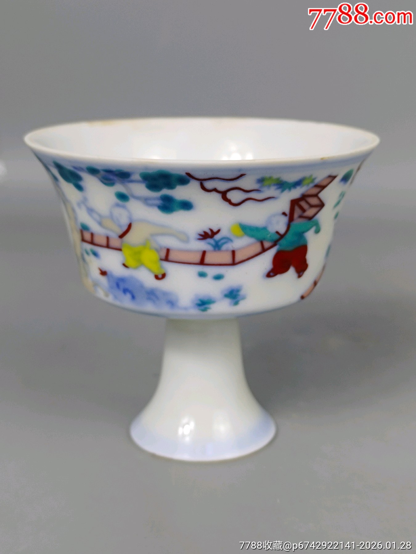 青花五彩高足杯_價(jià)格139元_第1張_7788商城__七七八八商品交易平臺(7788.com)