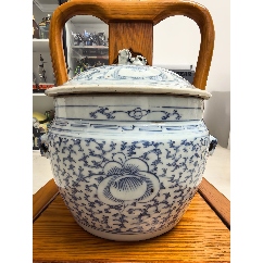 清代光绪时期青花笔筒_青花瓷_百姓小店【7788旧书网】