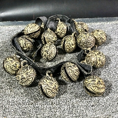 青铜铃铛清代铸造虎威王虎头像铃铛古代帽饰品玩具_铜铃/铃铛_古旧藏书
