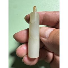 清和田白玉镂空雕侍女仙鹤故事大嵌件_和田玉_珍品阁楼【7788旧书网】