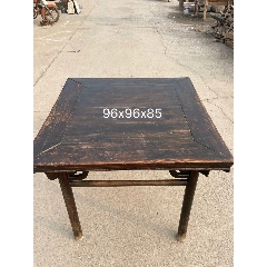 清代海南黄花梨写字台古董明清木器黄花梨老家具_木桌/几/案_年年红古玩